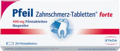 PFEIL Zahnschmerz-Tabletten forte Filmtabletten