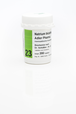 BIOCHEMIE Adler 23 Natrium bicarbonicum D 12 Tabl.