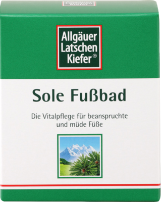 ALLGÄUER LATSCHENK. Sole Fußbad