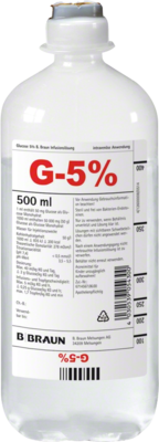 GLUCOSE 5% B.Braun Ecobag Infusionslösung