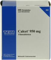 CALCET 950 mg Filmtabletten