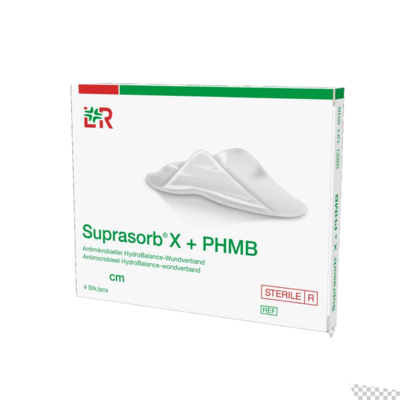 SUPRASORB X+PHMB HydroBalance Wundverb.9x9 cm