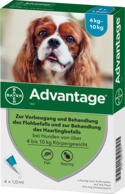 ADVANTAGE 100 Lösung f.Hunde 4-10 kg