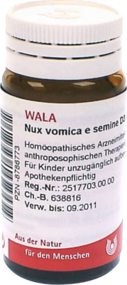 NUX VOMICA E semine D 3 Globuli