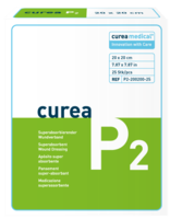 CUREA P2 superabsorb.Wundauflage 20x20 cm