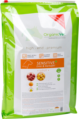 ORGANICVET Hund Trockennahrung SENSITIVE+