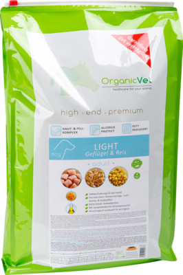 ORGANICVET Hund Trockennahrung LIGHT