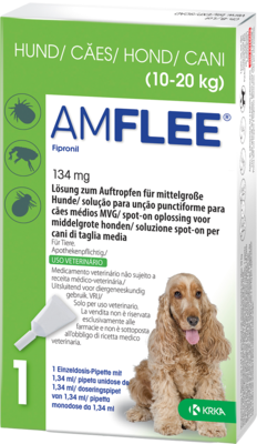 AMFLEE 134 mg Spot-on Lsg.f.mittelgr.Hunde 10-20kg