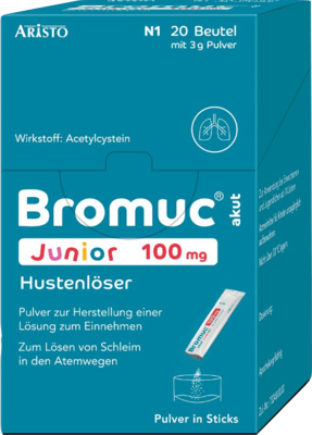 BROMUC akut Junior 100 mg Hustenlöser P.H.e.L.z.E.