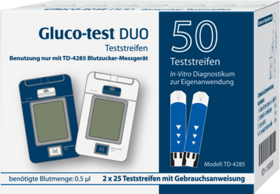 GLUCO TEST DUO Teststreifen