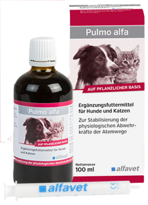 PULMO ALFA Ergänzungsfutterm.flüss.f.Hunde/Katzen