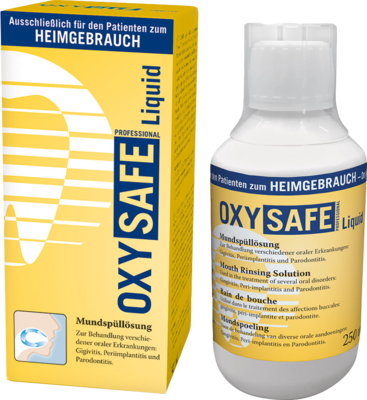 OXYSAFE Liquid Prof.Mundspülung Zahnarzt Version