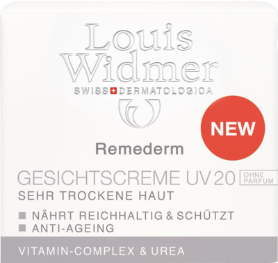 WIDMER Remederm Gesichtscreme UV 20 unparfümiert