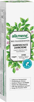 ALKMENE Kariesschutz Zahncreme Bio Wasserminze