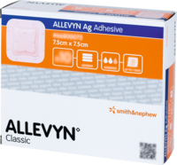 ALLEVYN Ag Adhesive 7,5x7,5 cm Wundverband