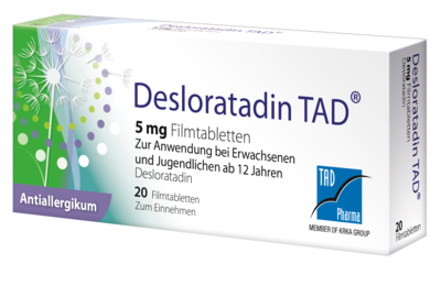 DESLORATADIN TAD 5 mg Filmtabletten